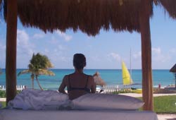 Riviera Maya - Area Attractions - Ocean View from Pool Cabana
